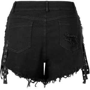 ultratendance PUNK RAVE Short Gothique ‘Ragged’ Noir 44