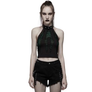 ultratendance PUNK RAVE Short Gothique ‘Ragged’ Noir 28