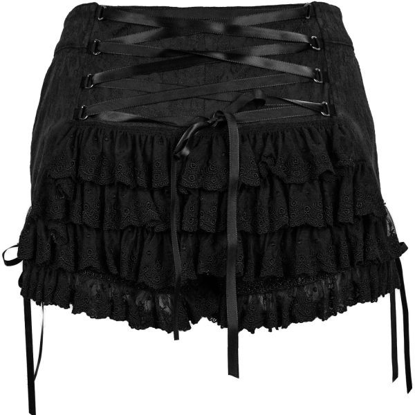 DEVIL FASHION Short ‘Summer Sexy Girl’ Noir soldes pas cher 9