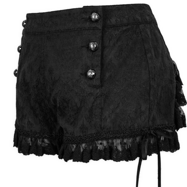 DEVIL FASHION Short ‘Summer Sexy Girl’ Noir soldes pas cher 10