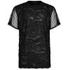 PUNK RAVE T-Shirt ‘Broken Holes’ Noir à prix d'occasion 53