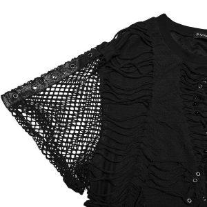 PUNK RAVE T-Shirt ‘Griffin’ Noir magasin 35