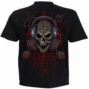 Spiral Direct T-Shirt Manches Courtes Pour Enfants ‘PC Gamer’ Noir à prix réduits 6