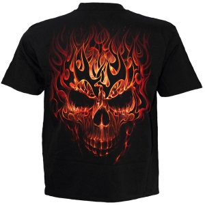 france en ligne Spiral Direct T-Shirt Manches Courtes Pour Enfants ‘Skull Blast’ Noir 6