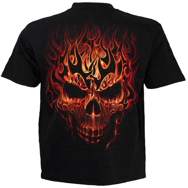 france en ligne Spiral Direct T-Shirt Manches Courtes Pour Enfants ‘Skull Blast’ Noir 3