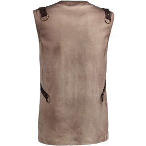 jusqu'à PUNK RAVE T-Shirt Steampunk ‘Lazarus’ Beige 20