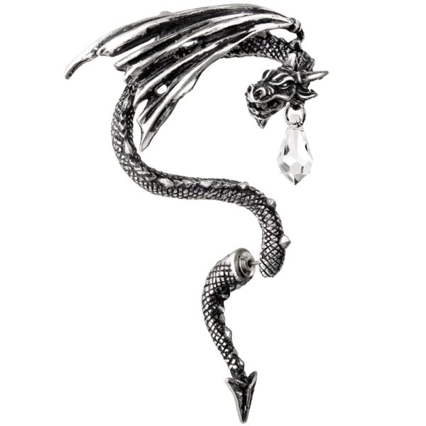 en solde ALCHEMY GOTHIC Tour D’Oreille ‘Crystal Dragon’ 1