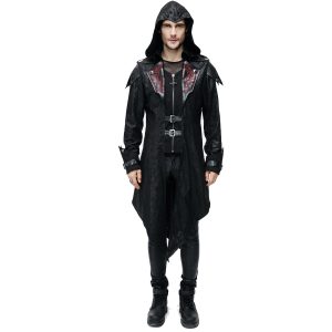 DEVIL FASHION Veste à Capuche ‘Assassins Creed’ Noire Prestation Et Rapide 19