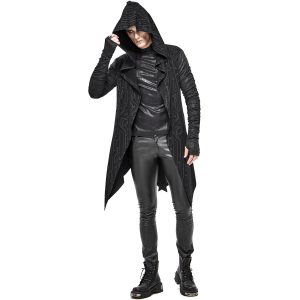 De super promotions disponibles DEVIL FASHION Veste à Capuche ‘Cyber Game’ Noire 29