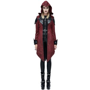 beauté DEVIL FASHION Veste Femmes à Capuche ‘Assasins Creed’ Rouge 30