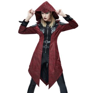 beauté DEVIL FASHION Veste Femmes à Capuche ‘Assasins Creed’ Rouge 40