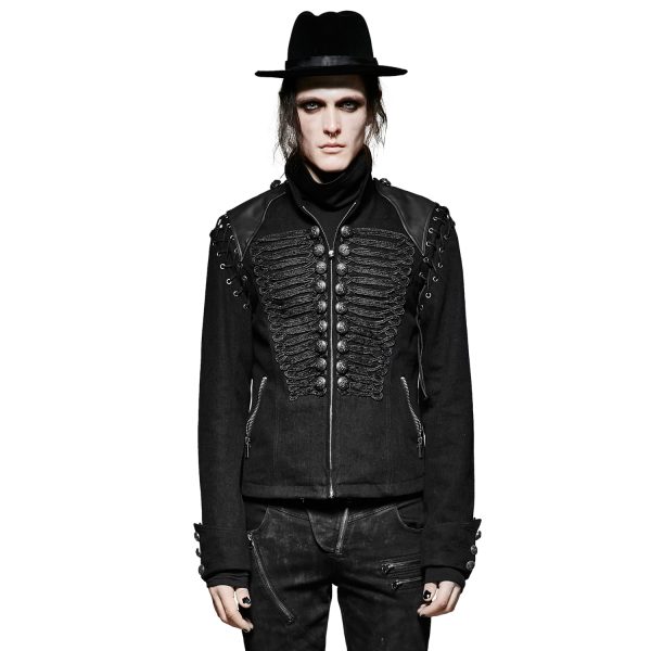 en solde PUNK RAVE Veste-Gilet 2 En 1 ‘The Smog’ Noire 5