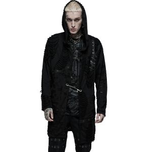 PUNK RAVE Veste ‘Gothic Decadent’ Noire luxe soldes 23