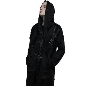 PUNK RAVE Veste ‘Gothic Decadent’ Noire luxe soldes 29