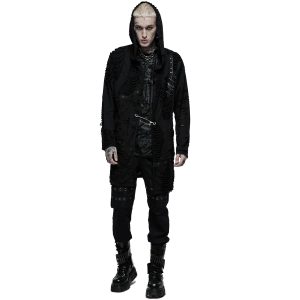 PUNK RAVE Veste ‘Gothic Decadent’ Noire luxe soldes 31