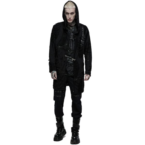 PUNK RAVE Veste ‘Gothic Decadent’ Noire luxe soldes 7