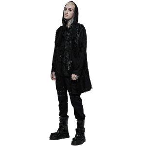 PUNK RAVE Veste ‘Gothic Decadent’ Noire luxe soldes 35