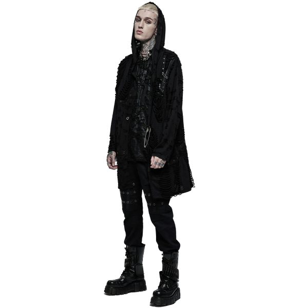 PUNK RAVE Veste ‘Gothic Decadent’ Noire luxe soldes 9