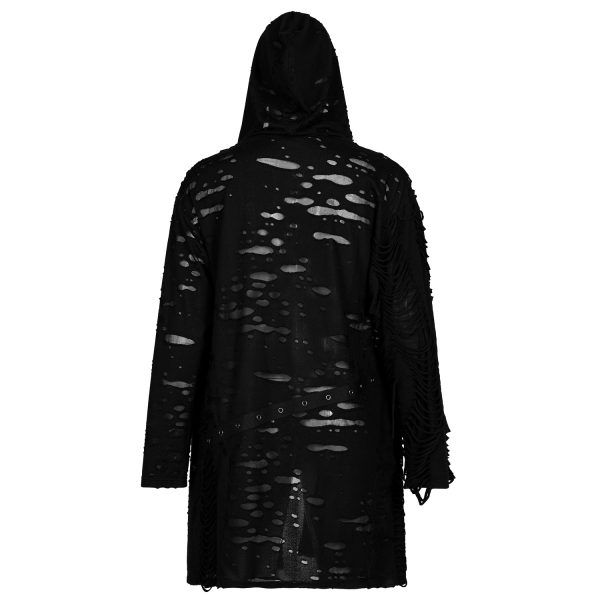 PUNK RAVE Veste ‘Gothic Decadent’ Noire luxe soldes 11