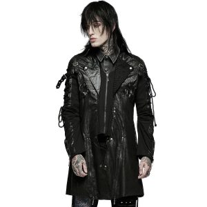 soldes pas cher PUNK RAVE Veste Homme ‘Poisonblack’ Noire 24