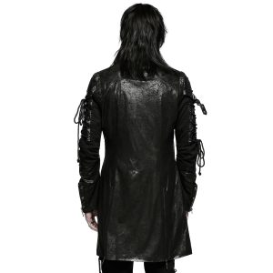 soldes pas cher PUNK RAVE Veste Homme ‘Poisonblack’ Noire 26