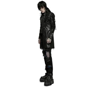 soldes pas cher PUNK RAVE Veste Homme ‘Poisonblack’ Noire 34