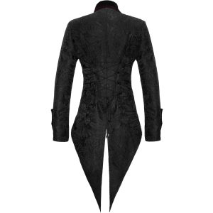 DEVIL FASHION Veste Queue De Pie ‘Desmond’ Noire Et Bordeaux à prix promos 43