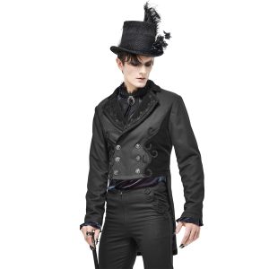 DEVIL FASHION Veste Queue De Pie ‘Mc Dermot’ Noire mode 18