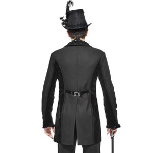 DEVIL FASHION Veste Queue De Pie ‘Mc Dermot’ Noire mode 20