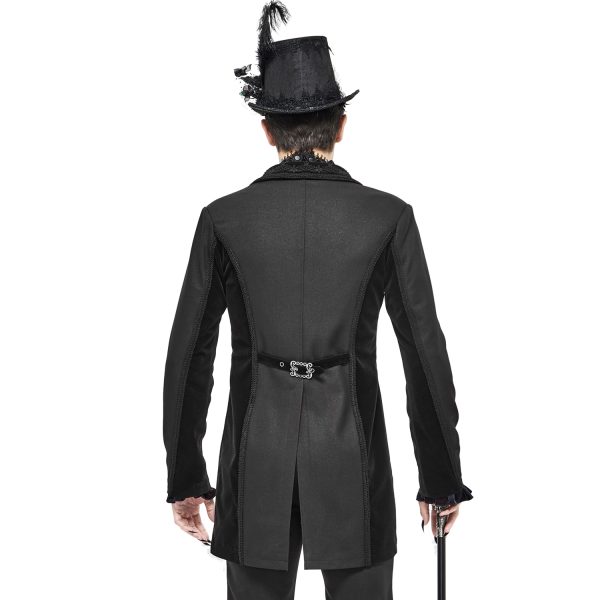 DEVIL FASHION Veste Queue De Pie ‘Mc Dermot’ Noire mode 4