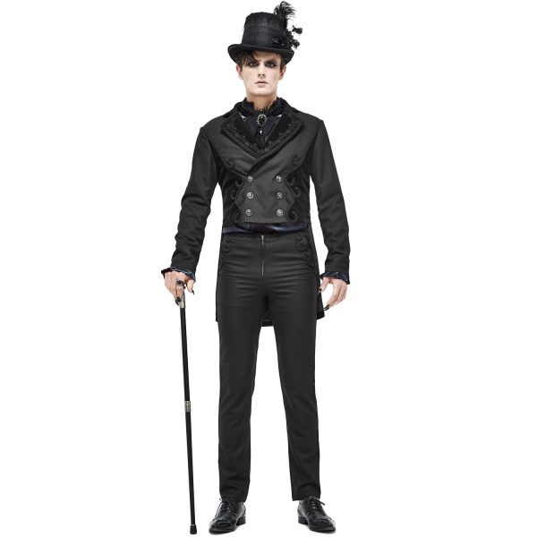 DEVIL FASHION Veste Queue De Pie ‘Mc Dermot’ Noire mode 8