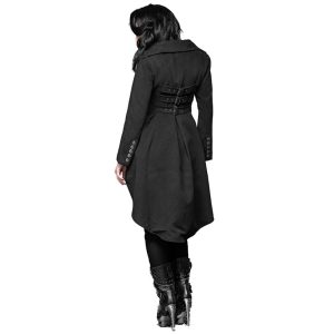 QUEEN OF DARKNESS Veste Queue De Pie ‘Vampirella’ Noire marque pas cher 7