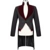 DEVIL FASHION Veste Victorienne ‘Atkins’ Noire Et Bordeaux luxe soldes 49