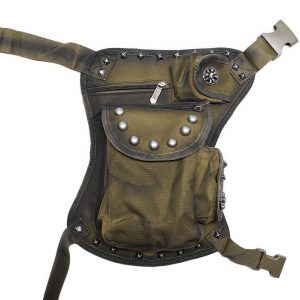 comparez les prix PUNK RAVE Waistbag ‘Doomsday’ Vert 35