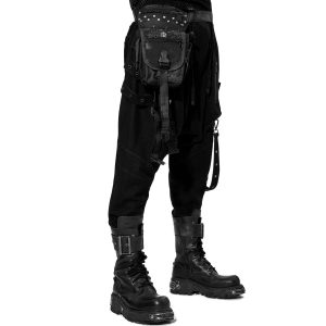 PUNK RAVE Waistbag ‘Xenos’ Noir luxe soldes 19